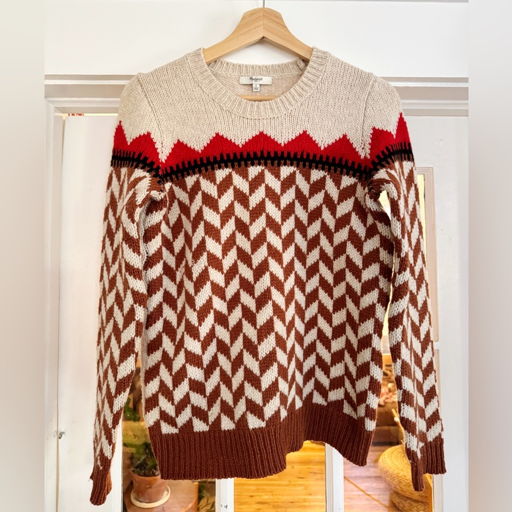 Madewell Chevron Ski Sweater